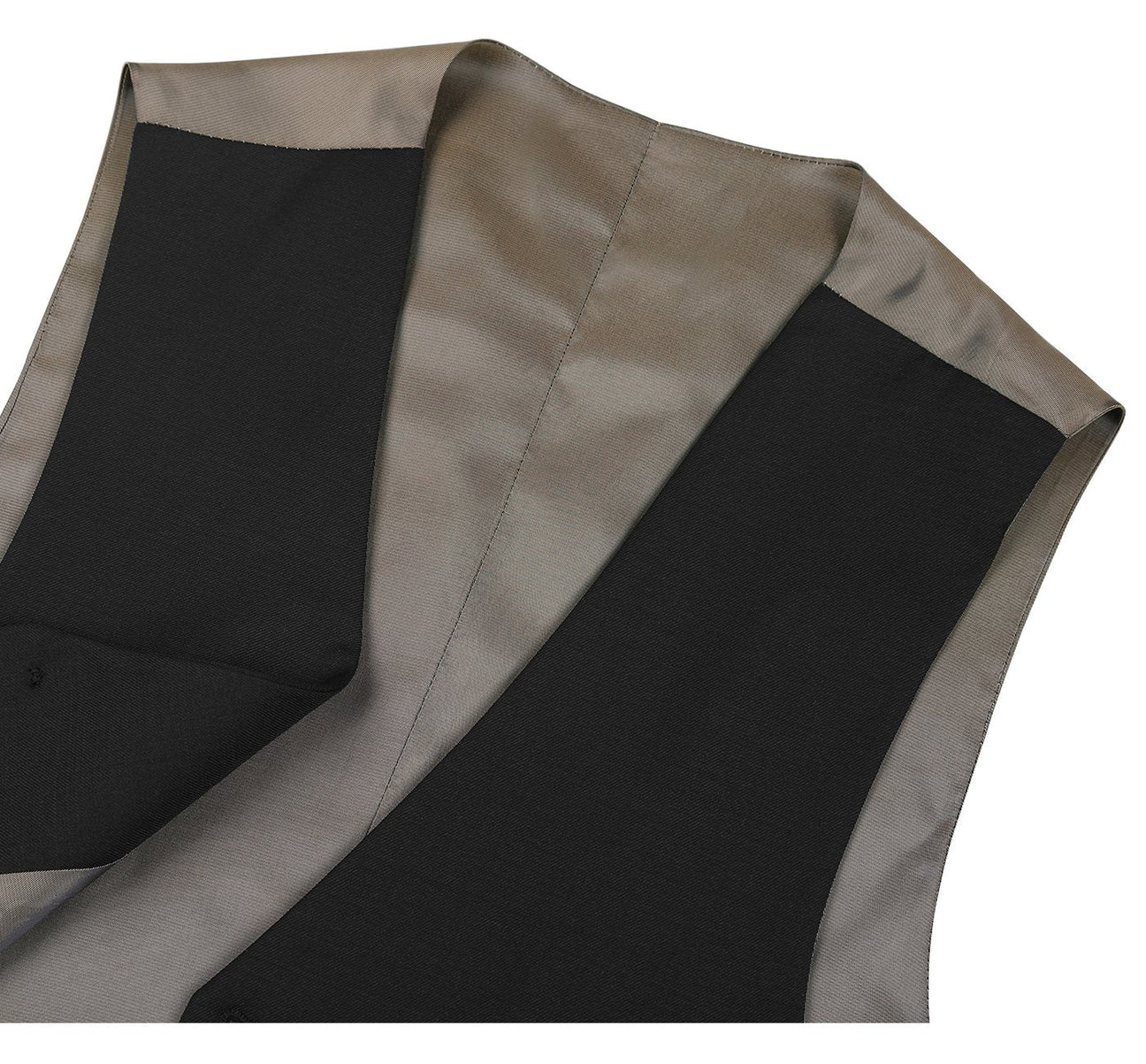 Wool Black Suit Vest Separate