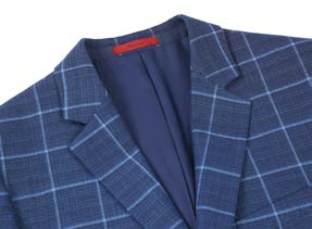 Classic Fit Sport Coat Navy & Blue Checkered S/S 2025 | 294-22