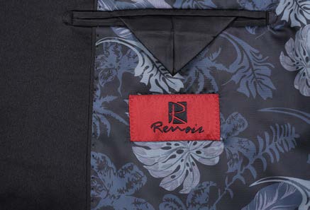 Black Slim Fit Double Breasted Tuxedo