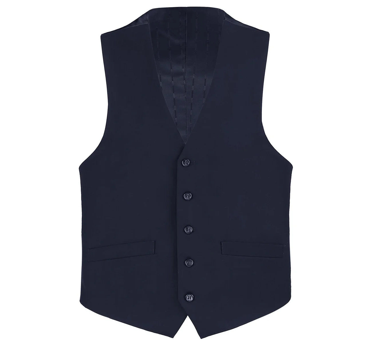 Wool Dark Navy Suit Vest Separate