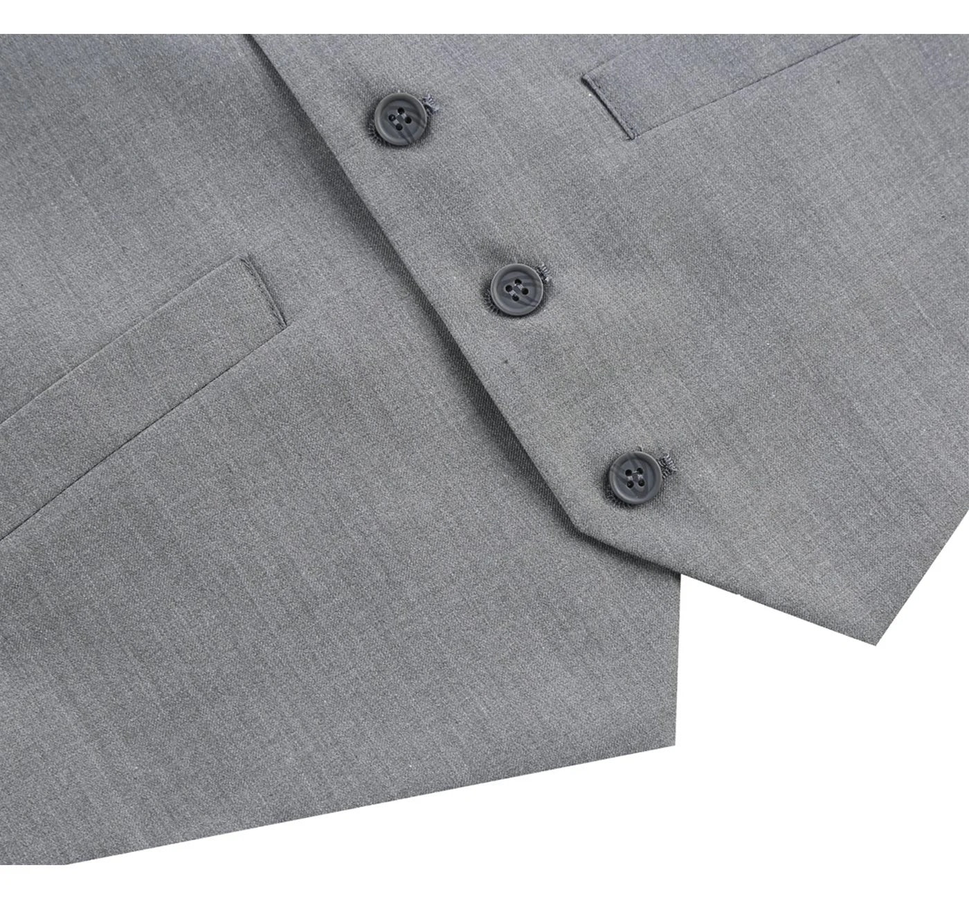 Gray Classic Suit Vest Separate
