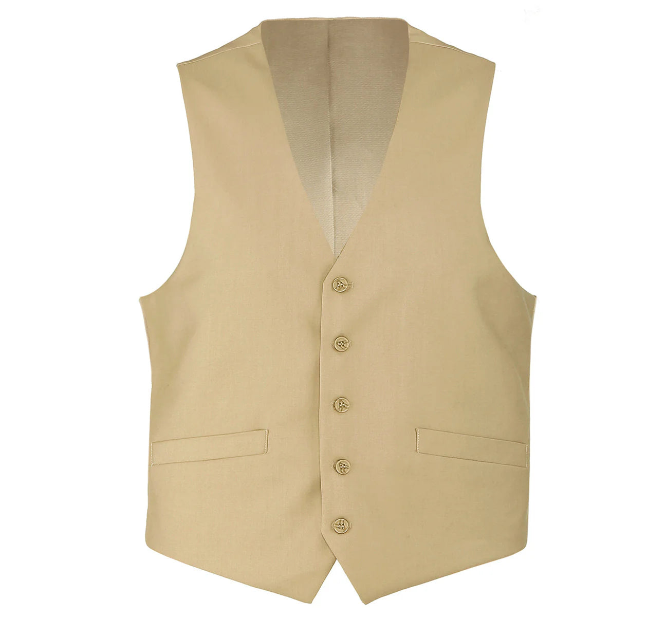 Wool Tan Suit Vest Separate