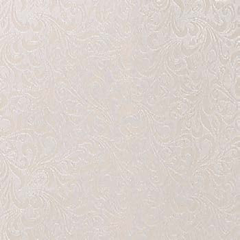Patterned Slim Fit Tuxedo Jacket w/ Fabric Shawl White