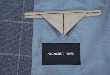 Blue Plaid 2-Piece Suit | Slim Fit