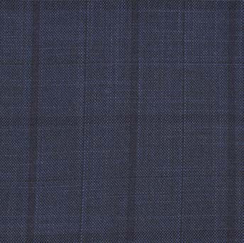 Dark Navy Windowpane 2-Piece Suit | Slim Fit