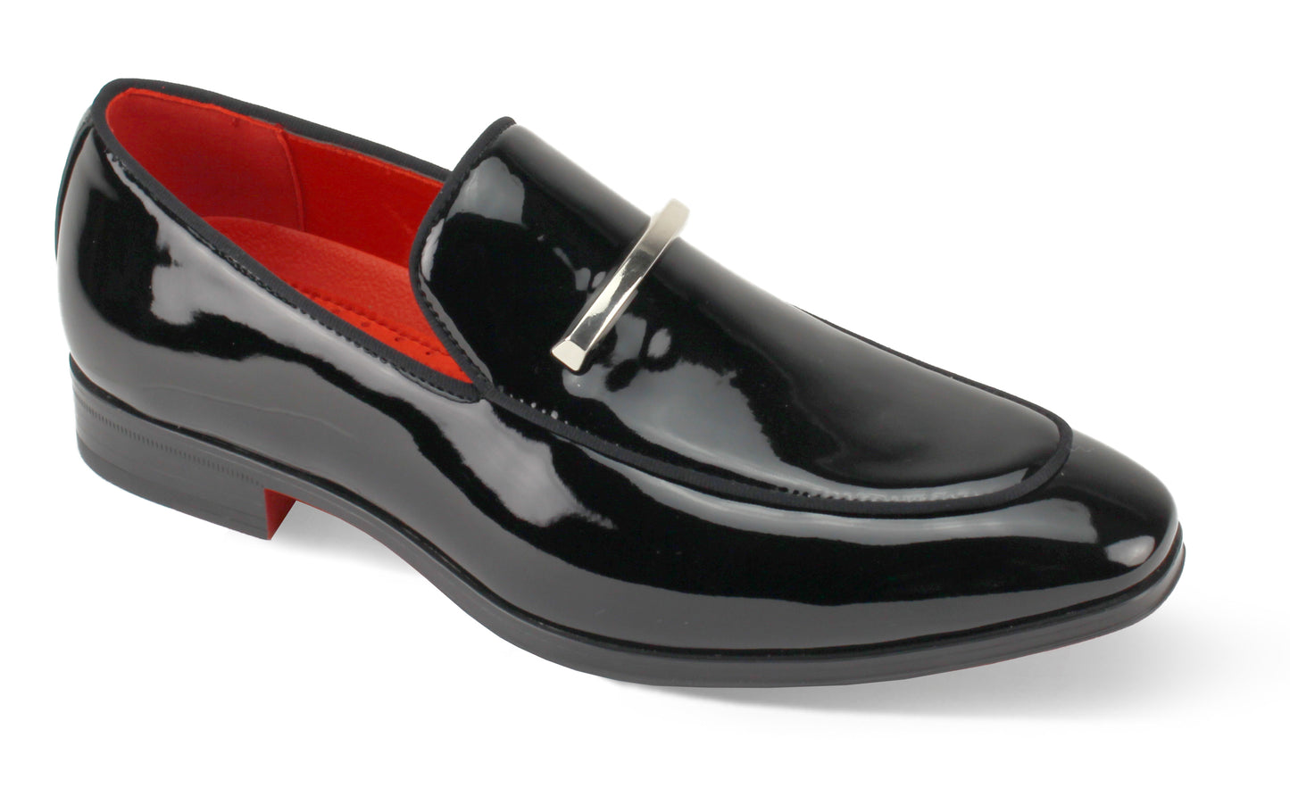 Faux Toe Slip-On Tuxedo Shoe
