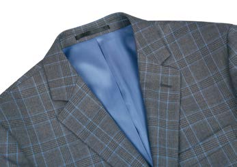 Gray & Blue Plaid 2-Piece Suit | Classic Fit