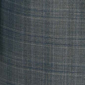 Gray Plaid Wool 2-Piece Suit | Classic Fit