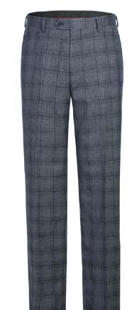 Gray Plaid 2-Piece Suit | Classic Fit