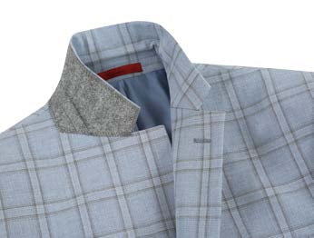 Light Blue Windowpane 2-Piece Suit | Slim Fit (Copy)