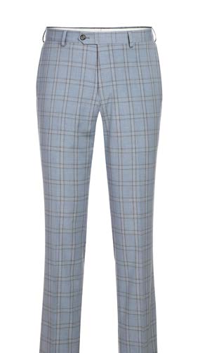 Light Blue Windowpane 2-Piece Suit | Slim Fit (Copy)