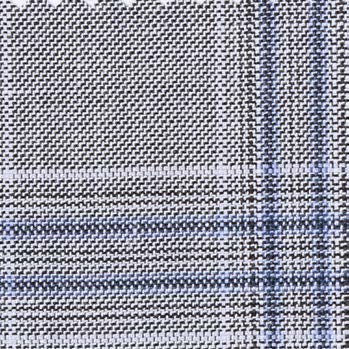 Light Gray & Blue Plaid 2-Piece Suit | Classic Fit