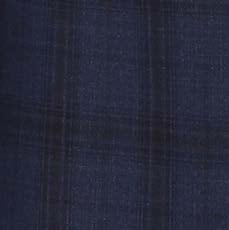 Dark Navy Plaid 2-Piece Suit | Slim Fit