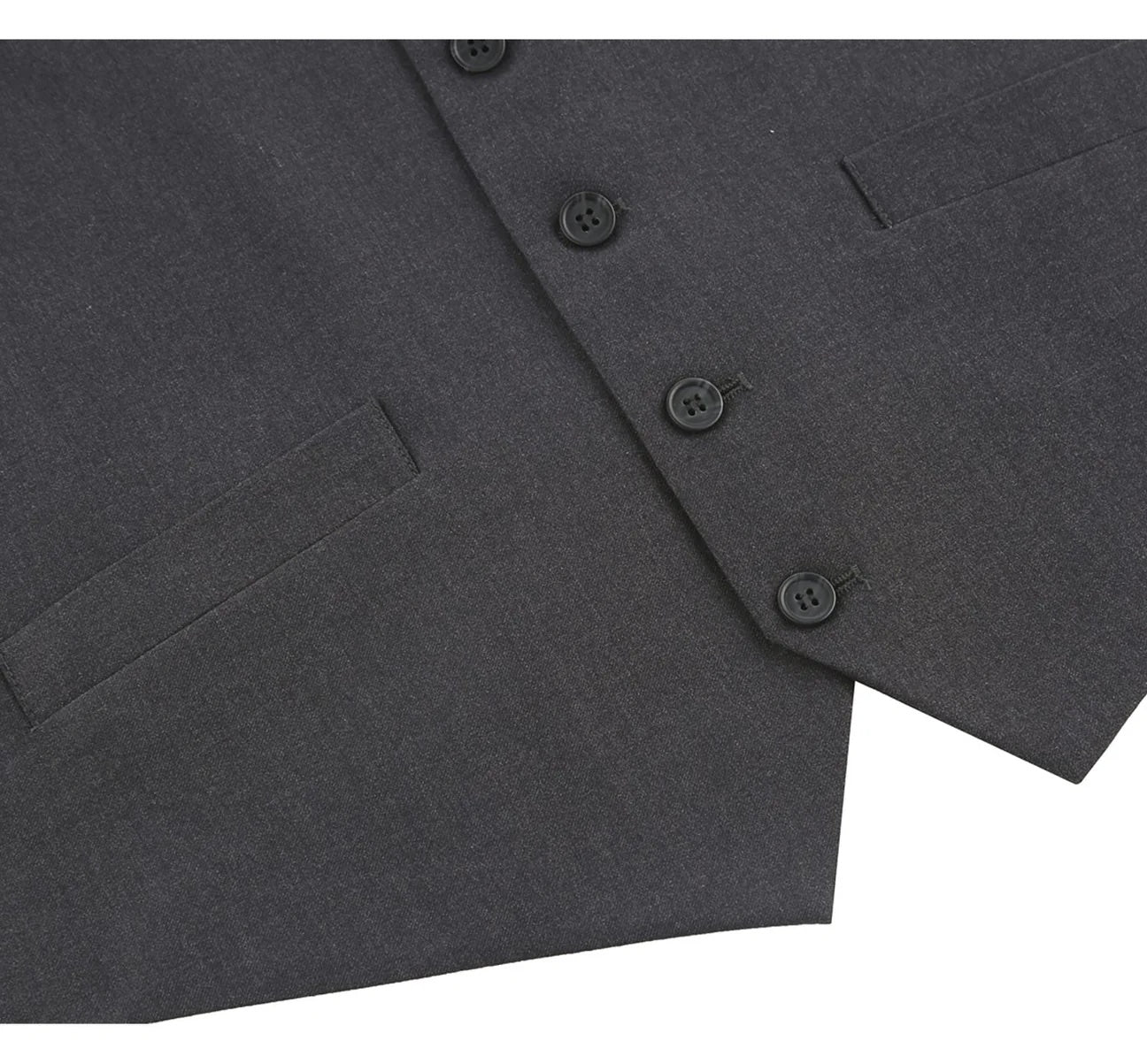 Charcoal Classic Suit Vest Separate