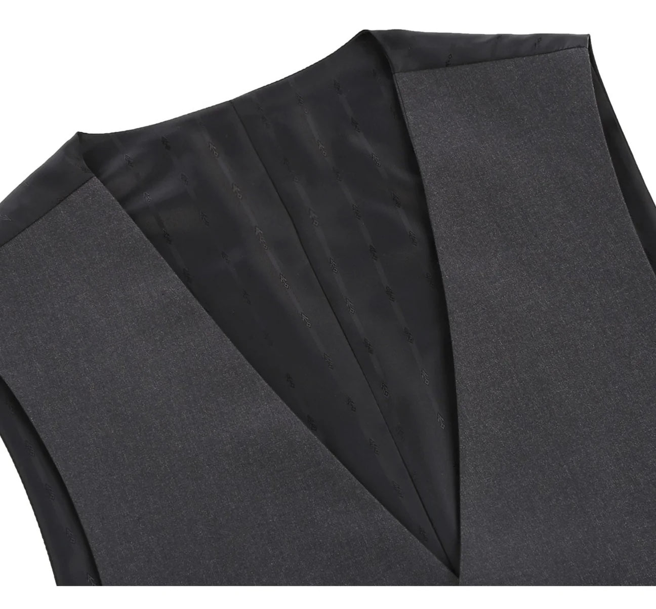 Charcoal Classic Suit Vest Separate