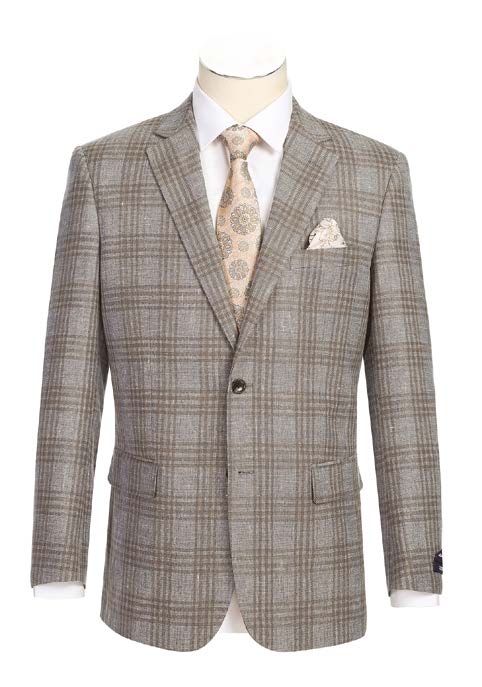 Classic Fit Sport Coat Brown S/S 2025 | 565-13