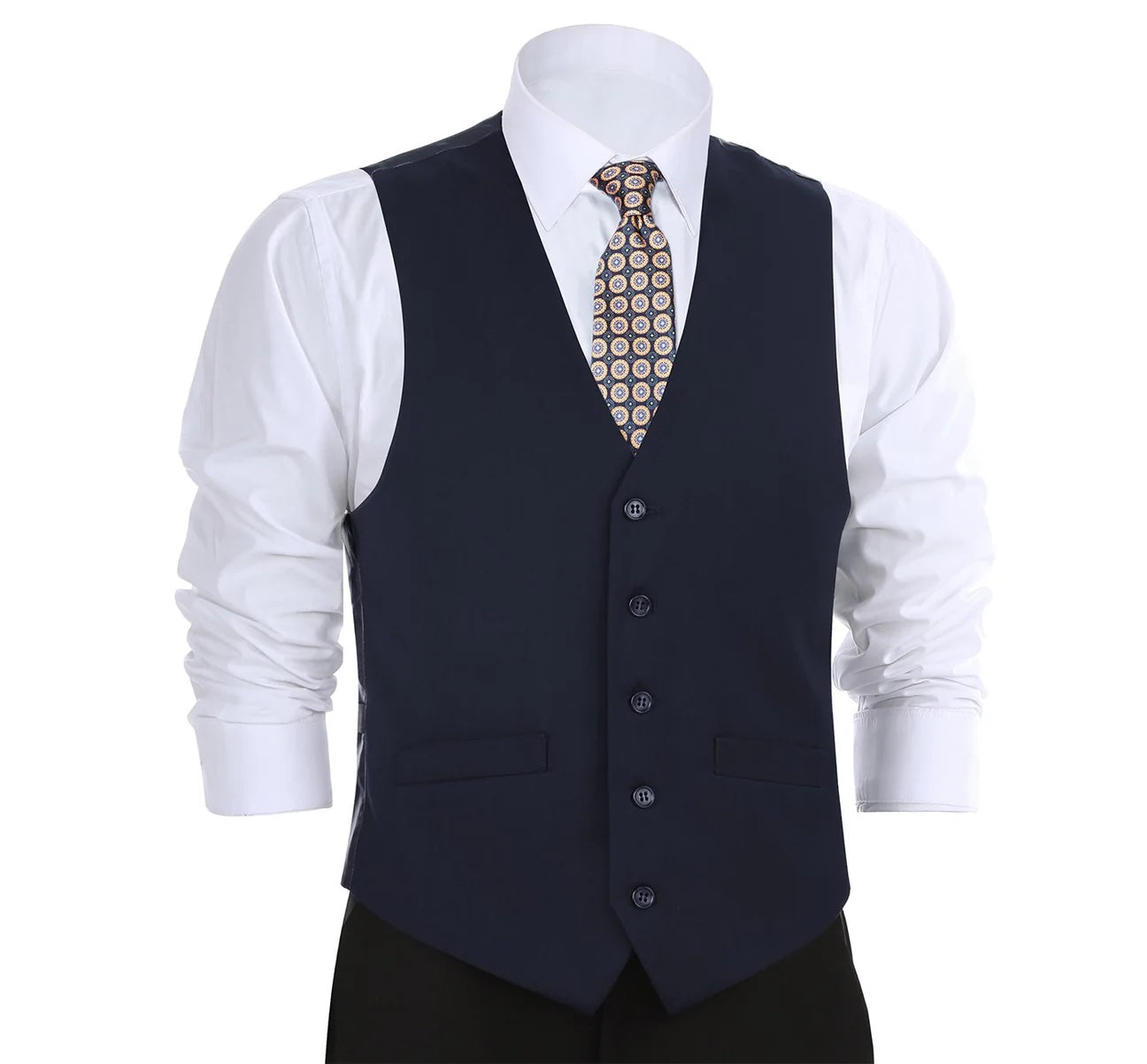 Dark Navy Classic Suit Vest Separate