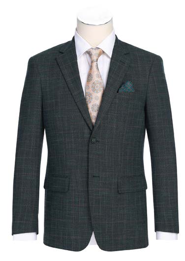 Slim Fit Sport Coat Green S/S 2025 | 294-48