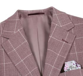 Slim Fit Sport Coat Salmon 100% Wool S/S 2025 | 565-16