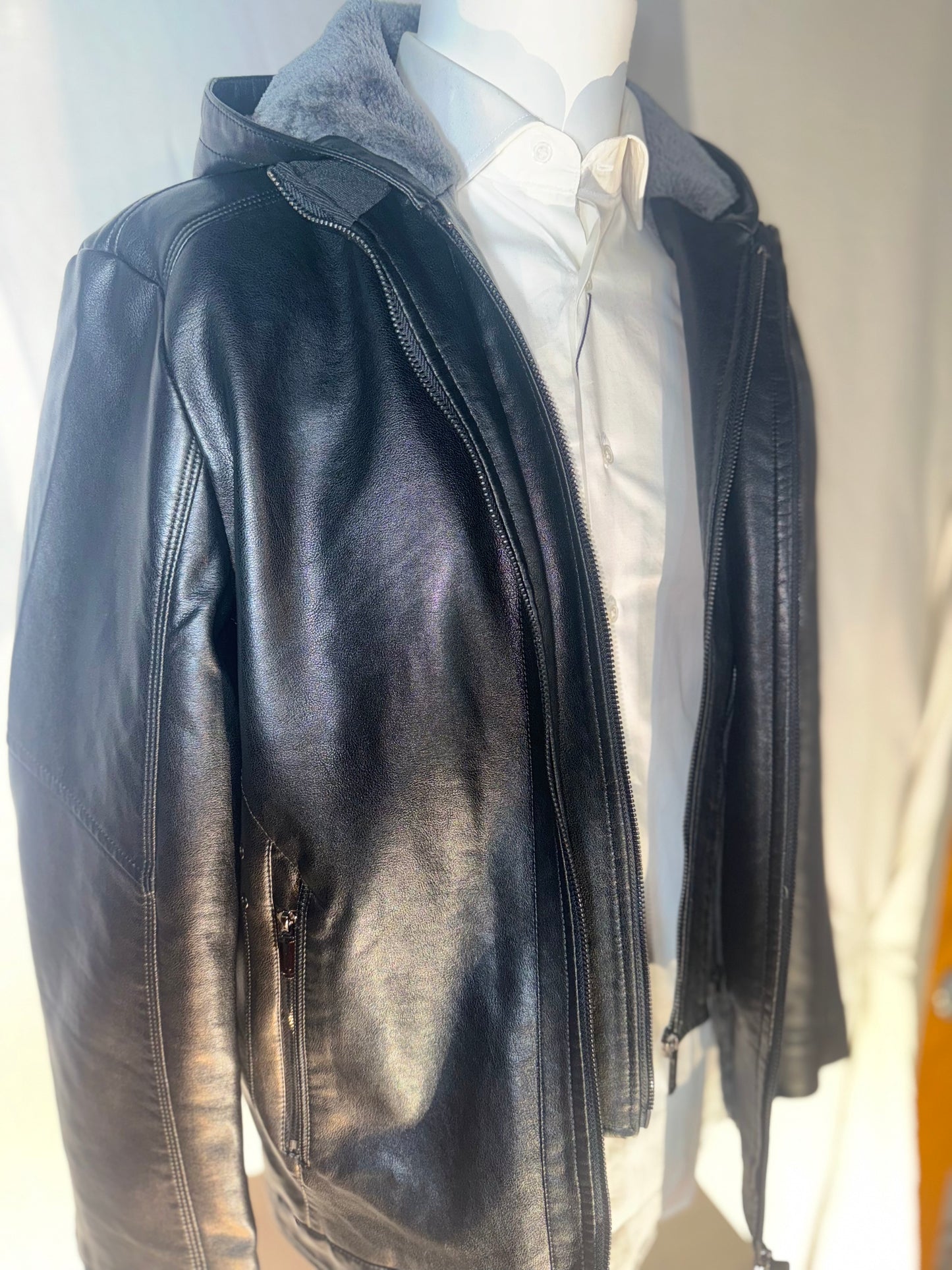 Men's Faux Fur Lined Jacket