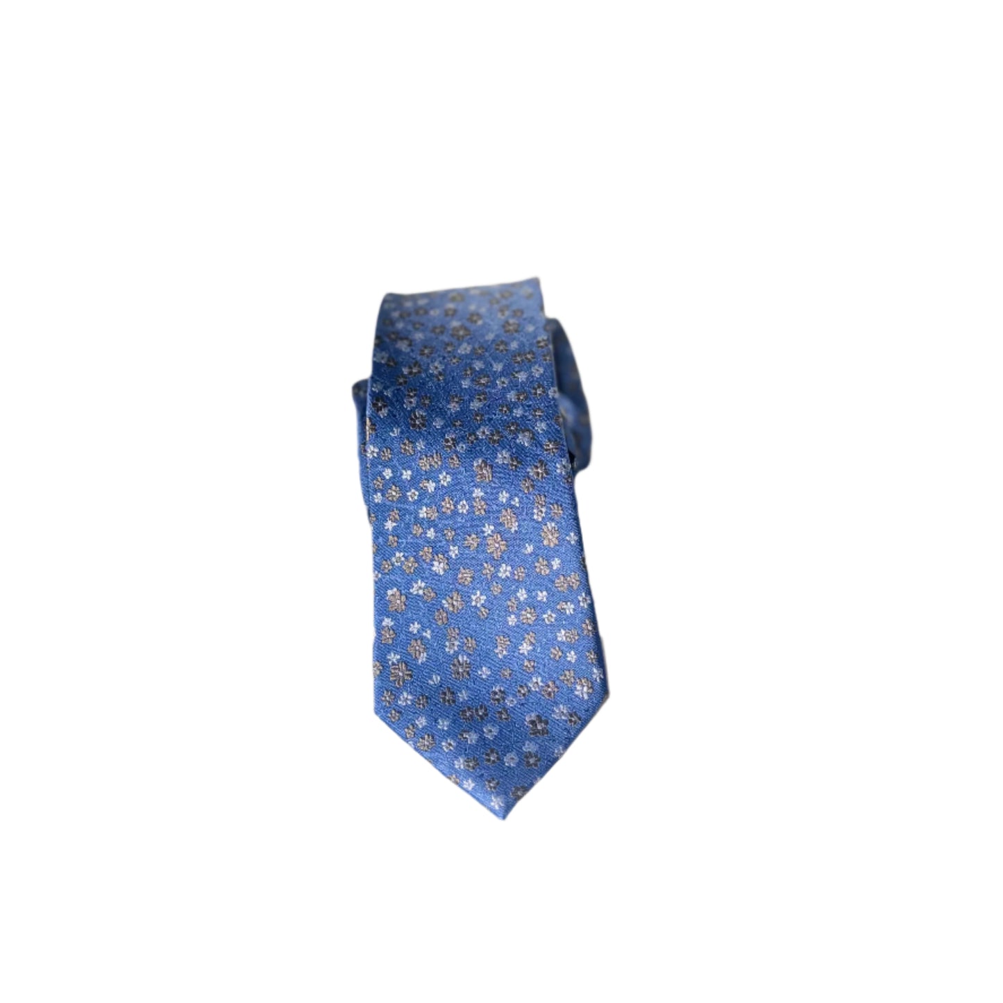 Blue Patterned Classic Tie