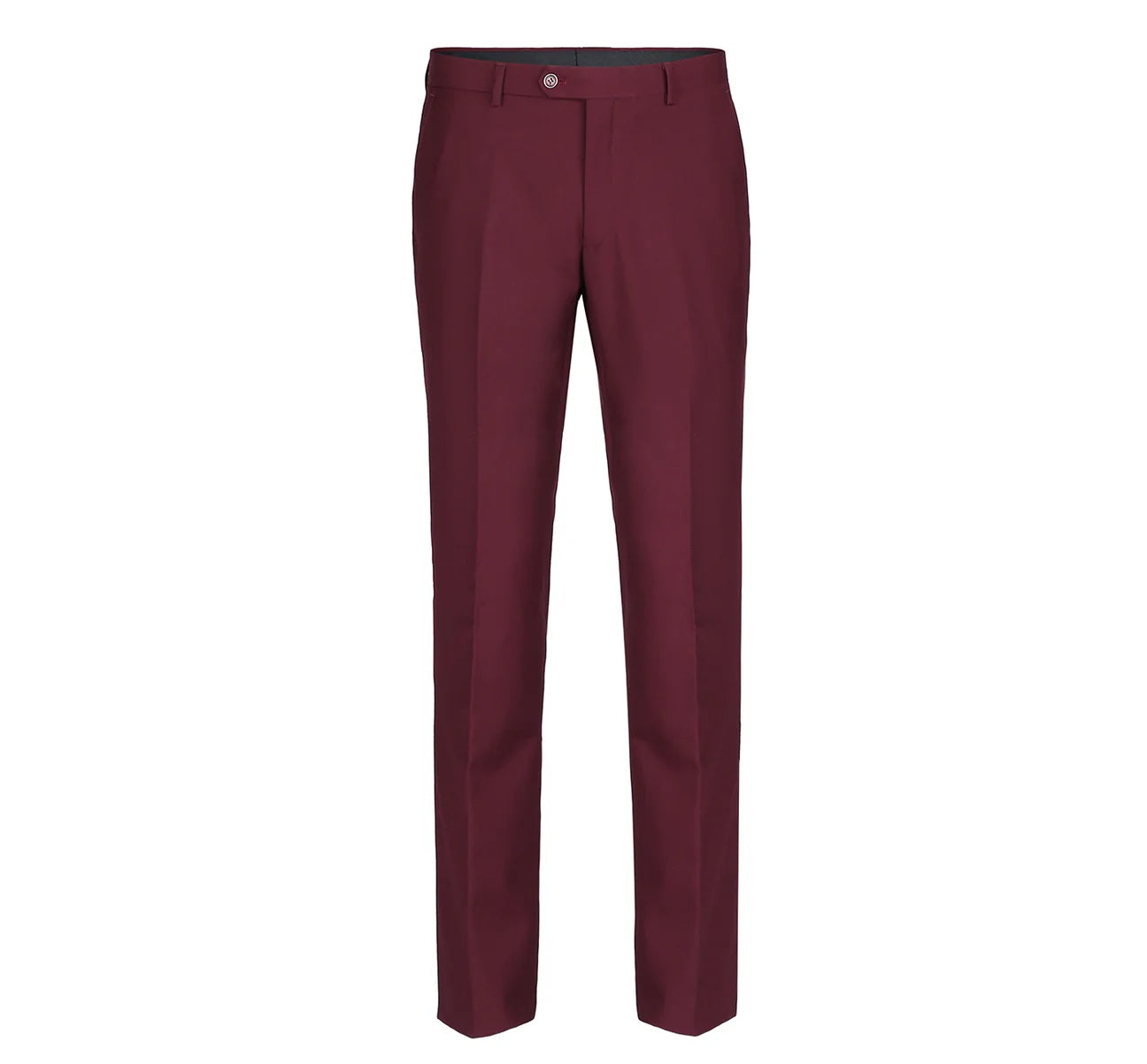 Flat Front Suit Pant Burgundy (Slim Fit Only)