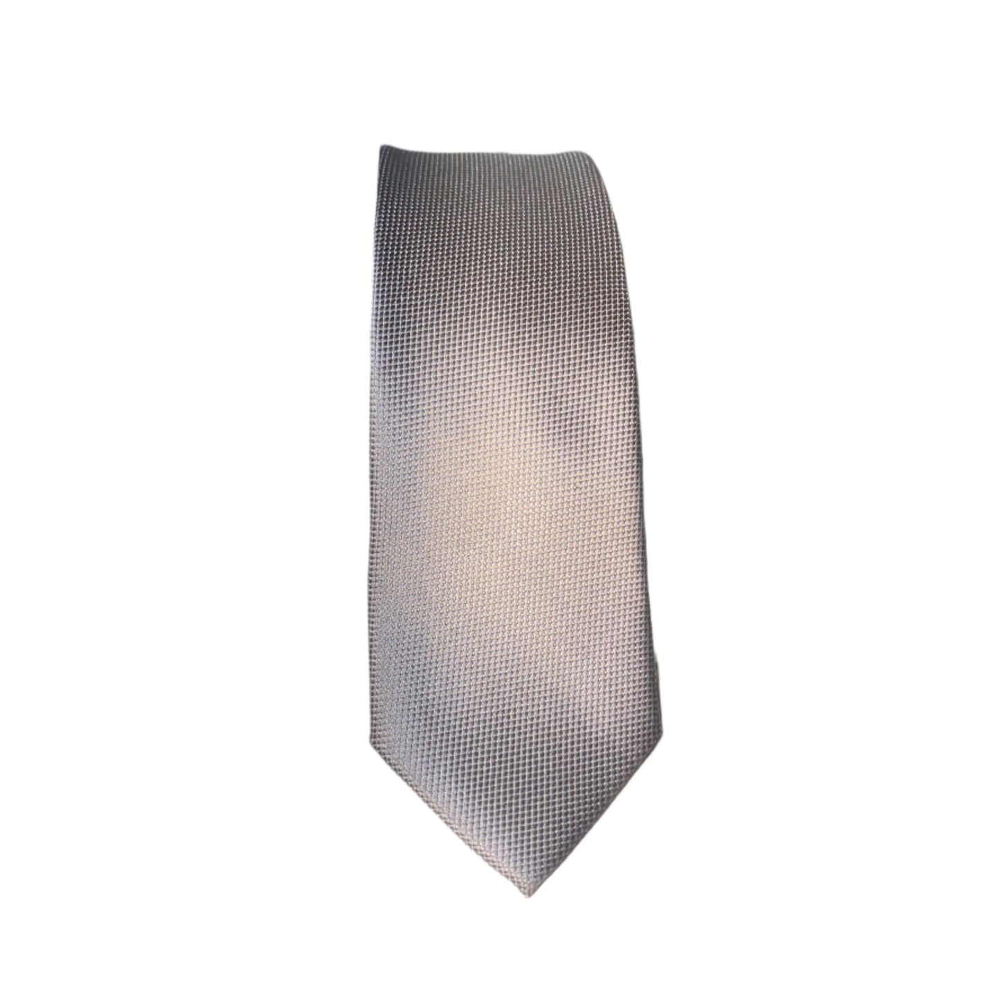 Gray Textured Classic Tie