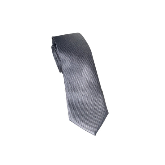 Gray Patterned Classic Tie