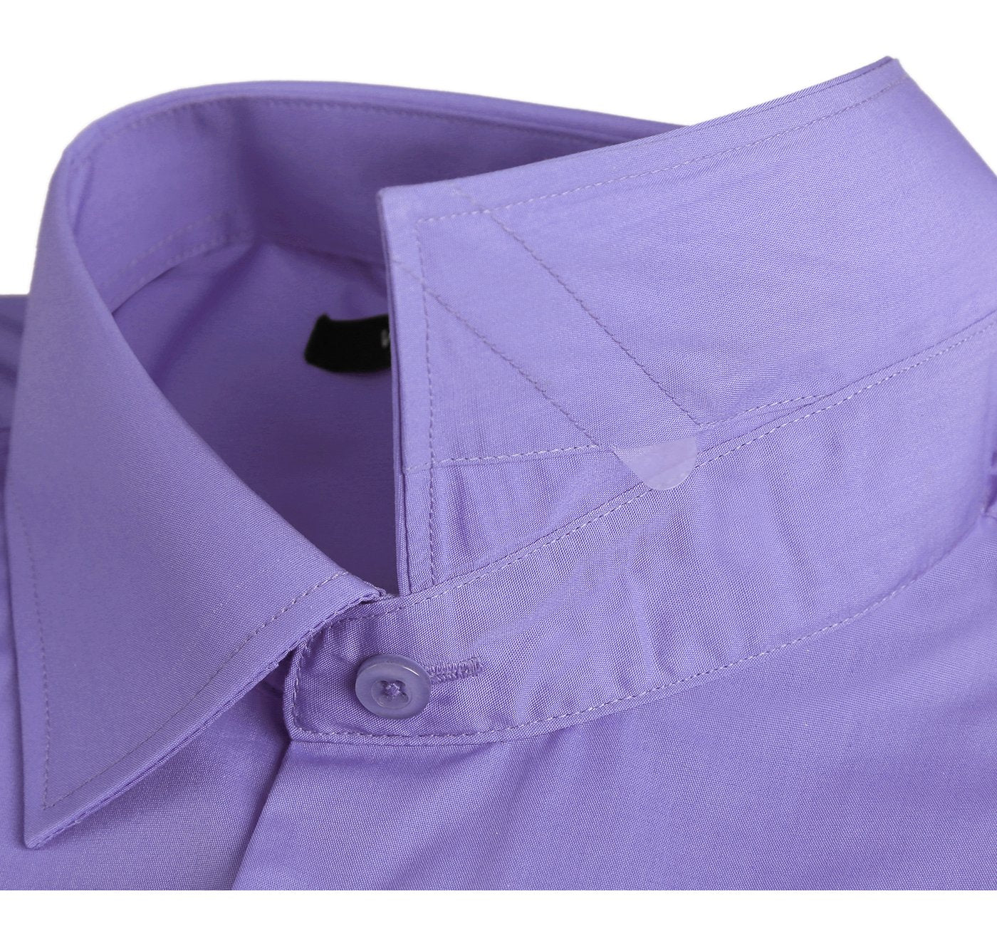 Spread Collar Dress Shirt Lavender