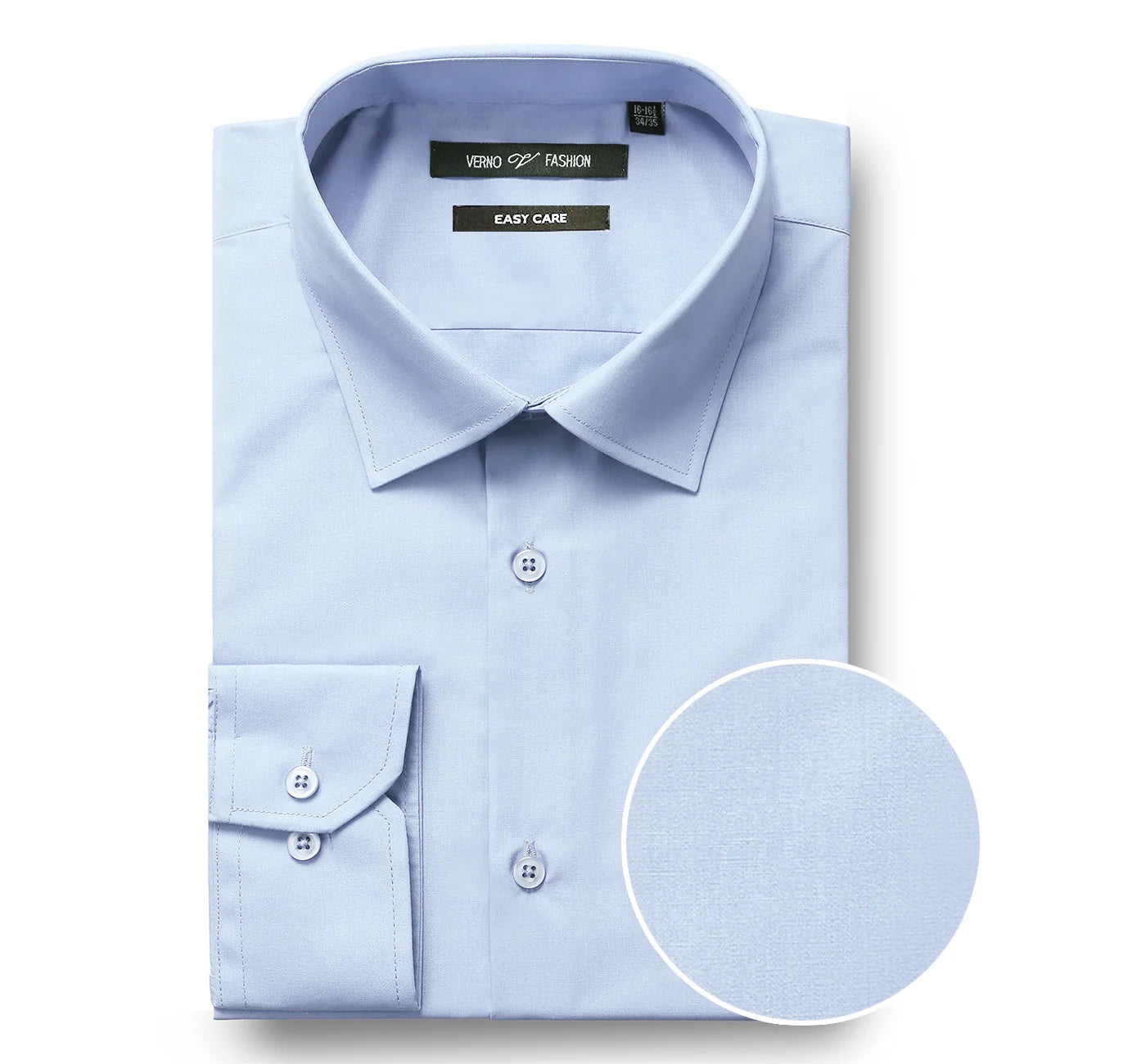 Light Blue Cotton Dress Shirt