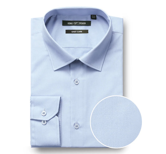 Light Blue Cotton Dress Shirt