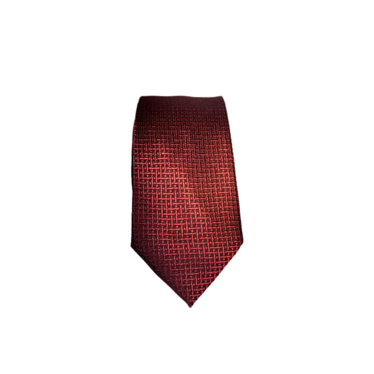 Red Patterned Classic Tie