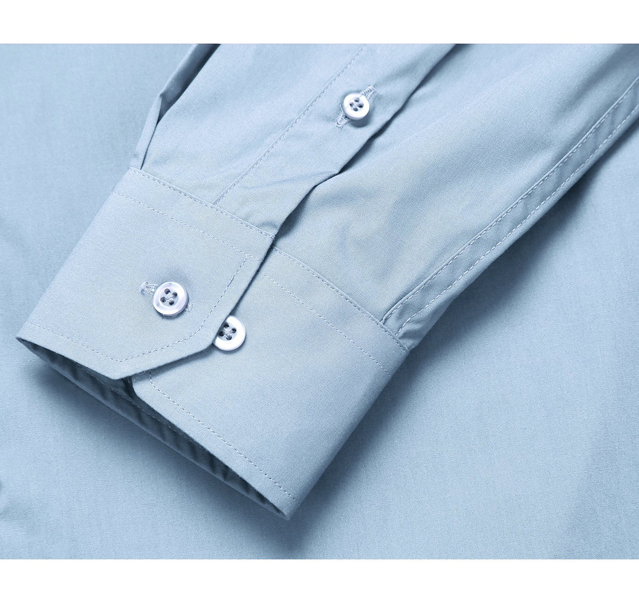 Spread Collar Dress Shirt Sky Blue