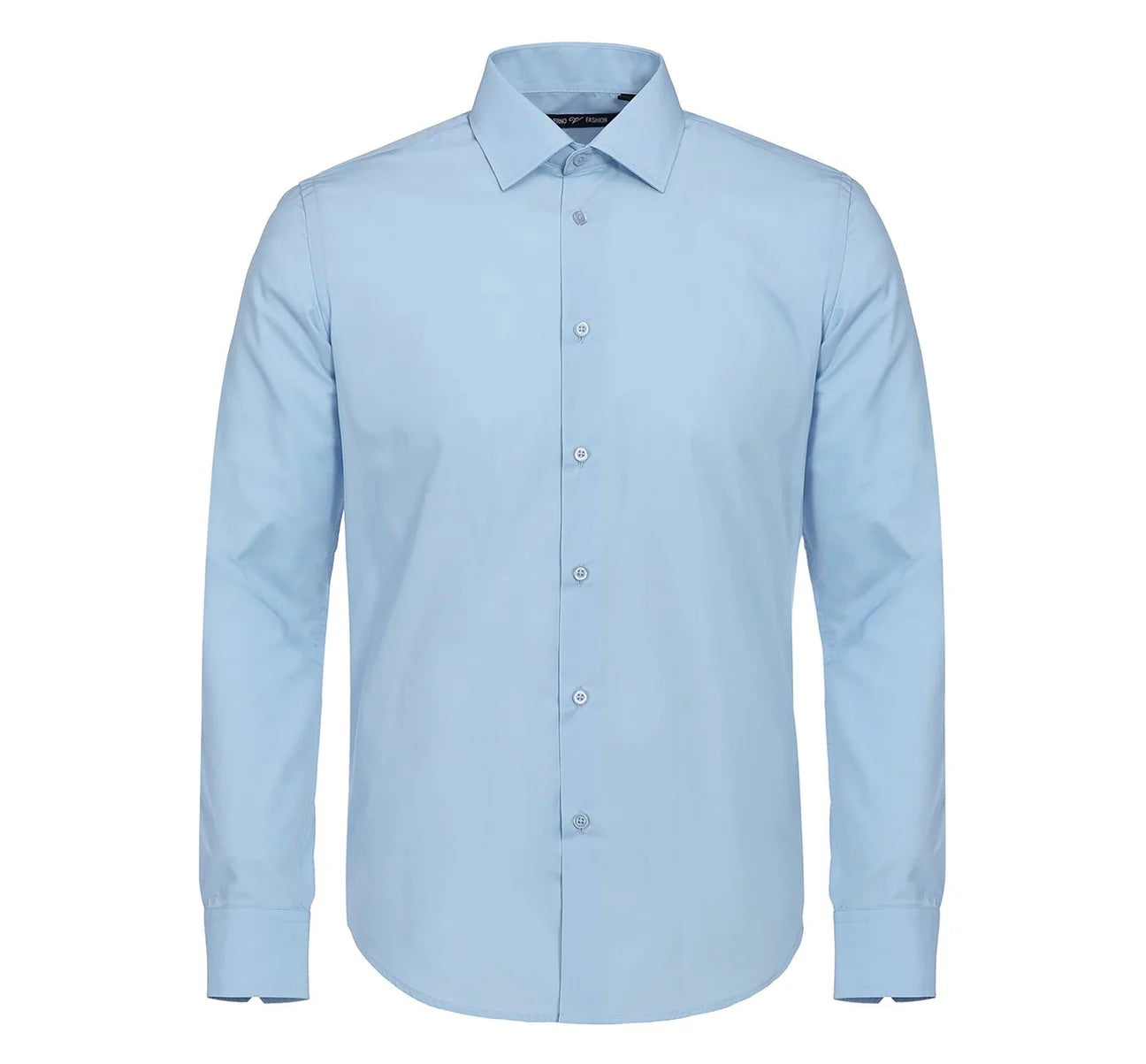 Spread Collar Dress Shirt Sky Blue