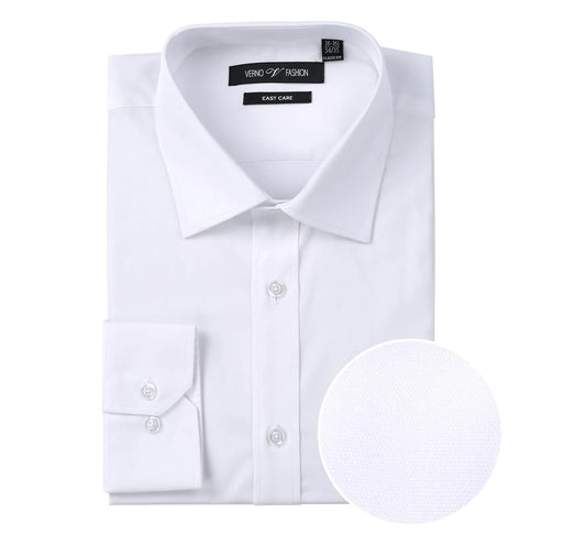 White Cotton Dress Shirt