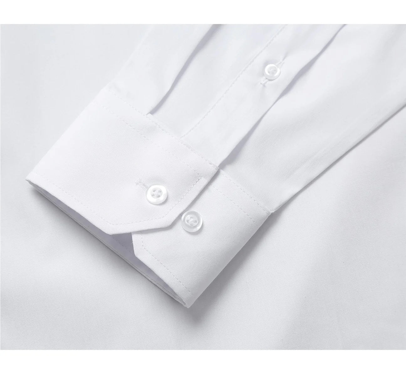 White Cotton Dress Shirt