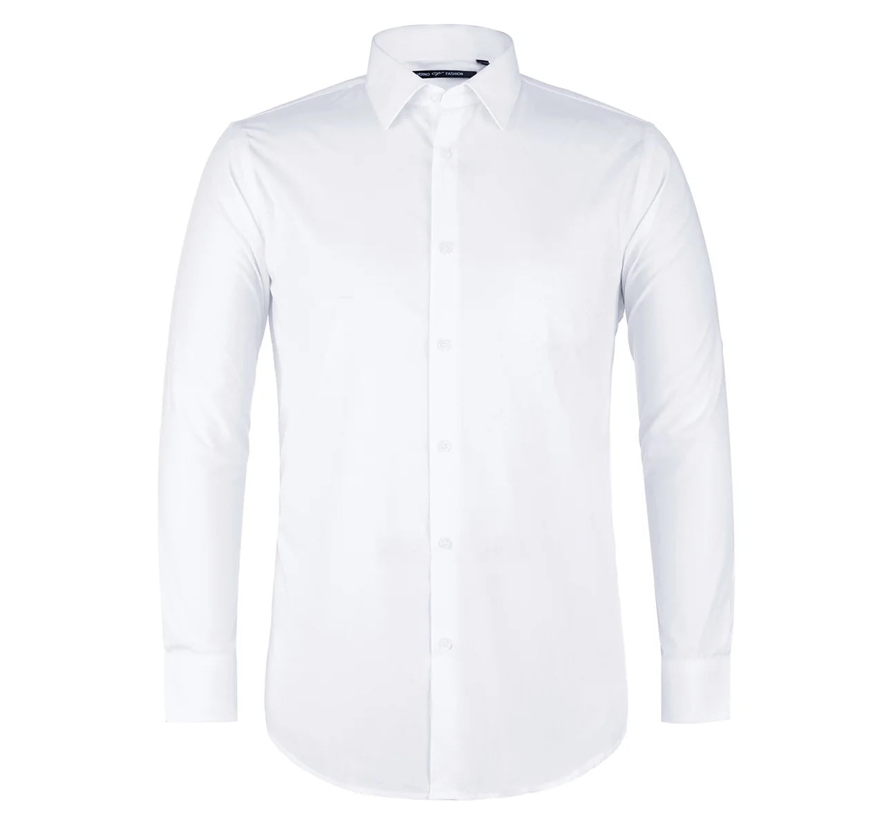 White Cotton Dress Shirt